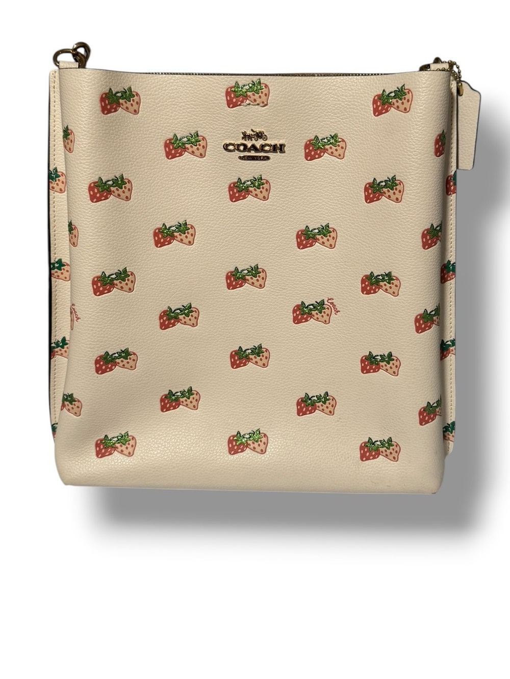 Coach Mollie Bucket Bag with Strawberry Motif